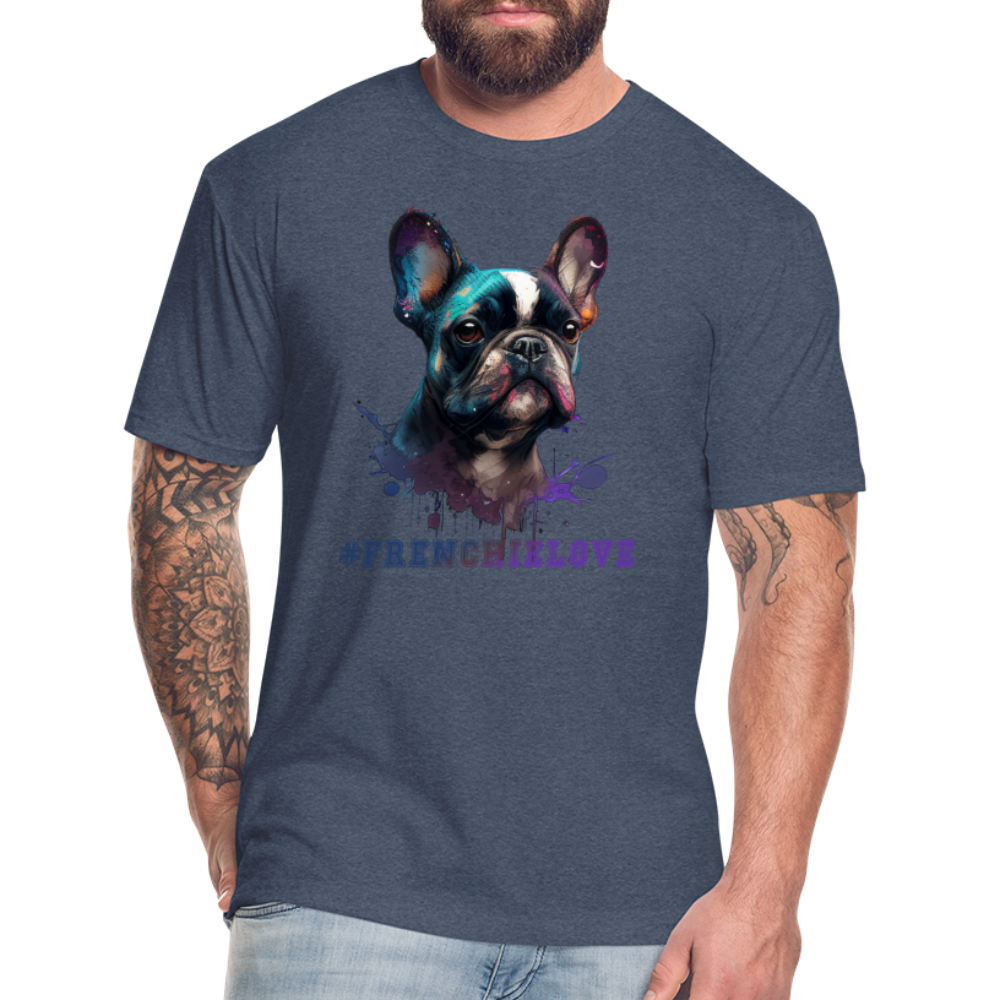 #FrenchieLove T-Shirt - heather navy