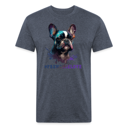 #FrenchieLove T-Shirt - heather navy
