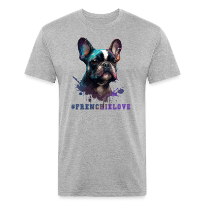 #FrenchieLove T-Shirt - heather gray