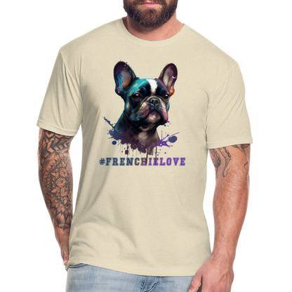 #FrenchieLove T-Shirt - heather cream